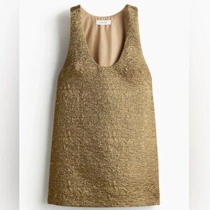 NWOT H&M Shimmery Jacquard Weave Dress - XS